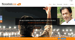 Desktop Screenshot of newsademic.com